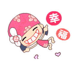 Flower Fairy in love sticker #11931458