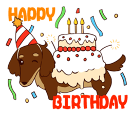 Dachshund Chocolate!!! sticker #11931634