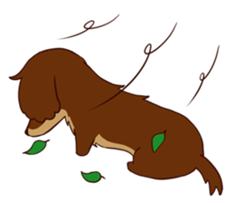 Dachshund Chocolate!!! sticker #11931637