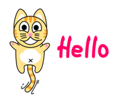 Dip a Cat Anime sticker #11931735