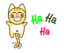 Dip a Cat Anime sticker #11931737