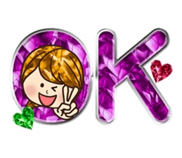 Love The bling bling woman sticker #11932299