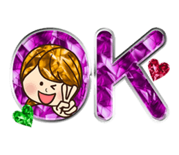 Love The bling bling woman sticker #11932299