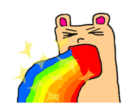 Kyusyu hogen rabbit. sticker #11932436