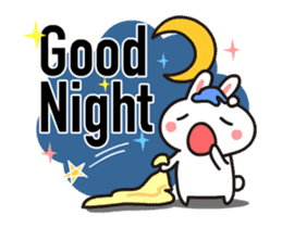 Strange! Kawaii rabbit surpris Sticker. sticker #11932671