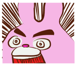 Cute And Funny Bunny sticker #11932726