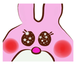 Cute And Funny Bunny sticker #11932729