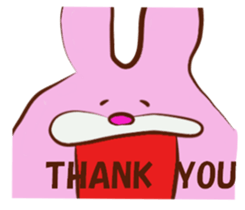 Cute And Funny Bunny sticker #11932730
