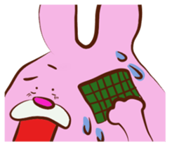 Cute And Funny Bunny sticker #11932731