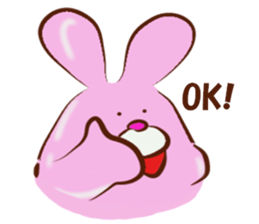 Cute And Funny Bunny sticker #11932732