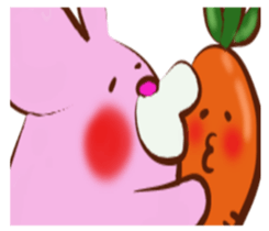 Cute And Funny Bunny sticker #11932734