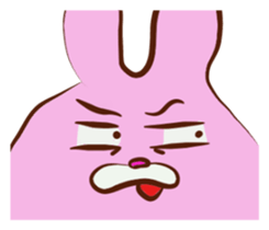 Cute And Funny Bunny sticker #11932735