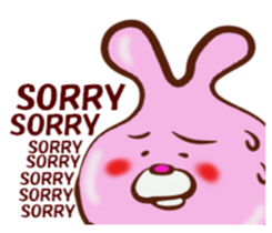 Cute And Funny Bunny sticker #11932736