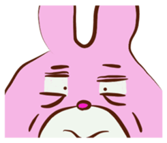 Cute And Funny Bunny sticker #11932739