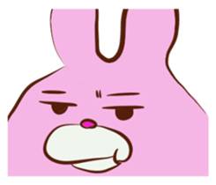 Cute And Funny Bunny sticker #11932743