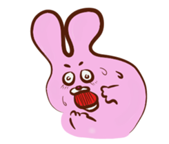Cute And Funny Bunny sticker #11932746