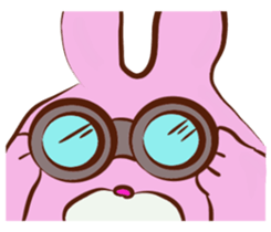 Cute And Funny Bunny sticker #11932748