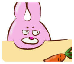 Cute And Funny Bunny sticker #11932750