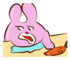 Cute And Funny Bunny sticker #11932751