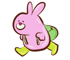 Cute And Funny Bunny sticker #11932755
