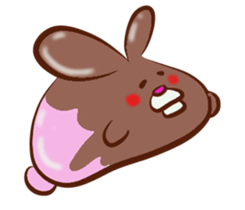 Cute And Funny Bunny sticker #11932757