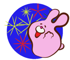 Cute And Funny Bunny sticker #11932759