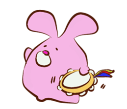 Cute And Funny Bunny sticker #11932762