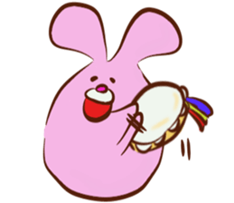 Cute And Funny Bunny sticker #11932763