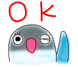 Japan`s kansai dialect-speaking lovebird sticker #11932960