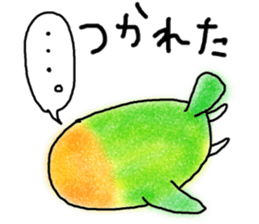 Japan`s kansai dialect-speaking lovebird sticker #11932967