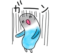 Japan`s kansai dialect-speaking lovebird sticker #11932970
