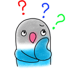 Japan`s kansai dialect-speaking lovebird sticker #11932978