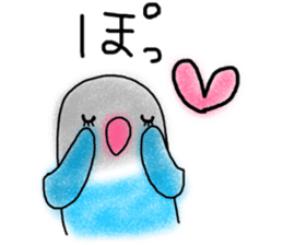 Japan`s kansai dialect-speaking lovebird sticker #11932986