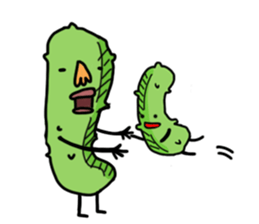 Maybe cucumber2 sticker #11933277