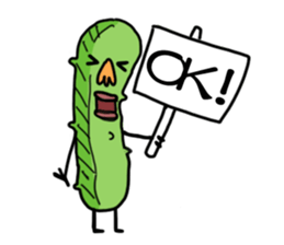 Maybe cucumber2 sticker #11933283