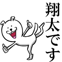 The sticker which Shota use