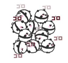 Moving sticker! A lot of animals sticker #11933616