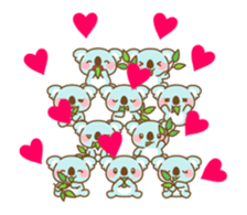 Moving sticker! A lot of animals sticker #11933626