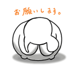 Chillin rabbit sticker #11933661