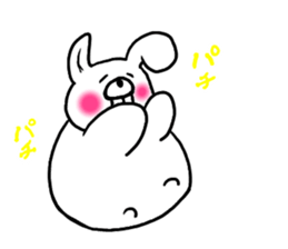 Chillin rabbit sticker #11933663