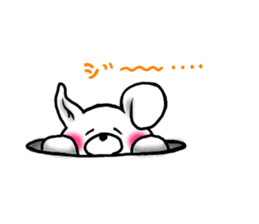 Chillin rabbit sticker #11933664
