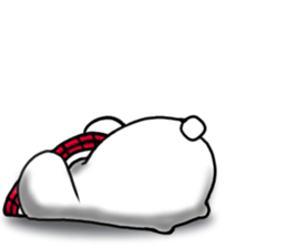 Chillin rabbit sticker #11933666