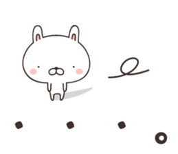 cute rabbit -OSAKA- sticker #11933884