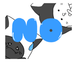 knit hat cat animation sticker #11934020