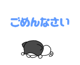 knit hat cat animation sticker #11934025