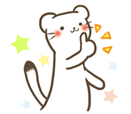 Ermine Sticker sticker #11934206