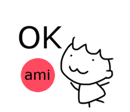 Sticker of Ami sticker #11934330