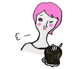 Reservation female sticker sticker #11934437