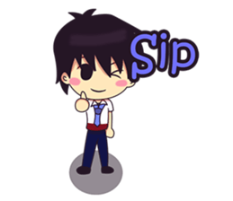 Cute couple couple sticker #11934604