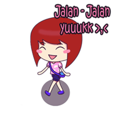 Cute couple couple sticker #11934612